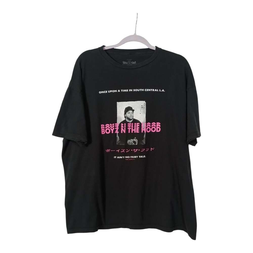 Boyz N The Hood T-Shirt Men's Size 1X Black Tee Ice Cube It Ain't No Fairytale